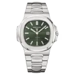 Silver + green Dial