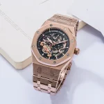 Rose Gold - Black Dial