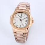 Rose Gold + White Dial